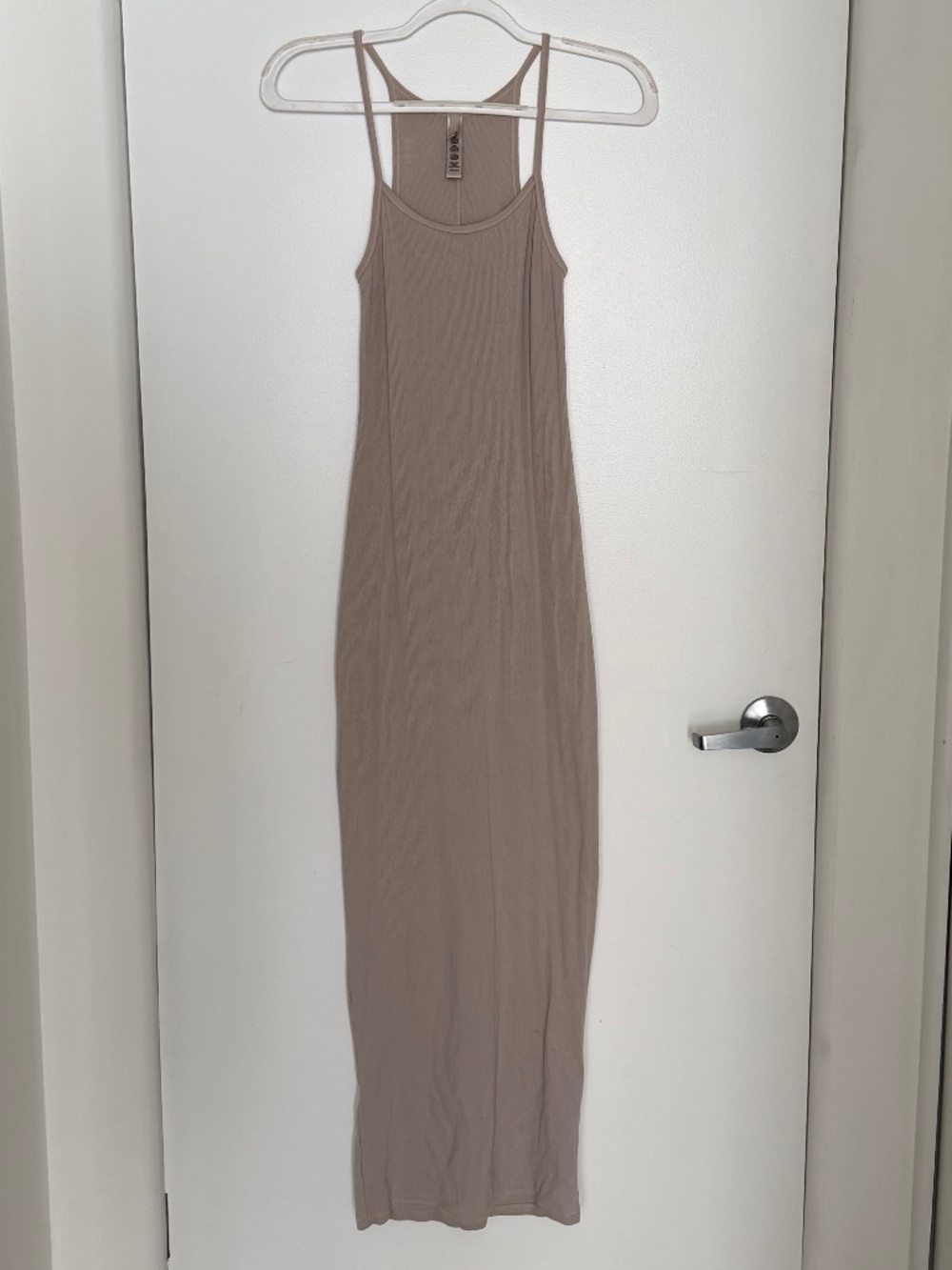Skims Cotton Rib Long Cami Dress